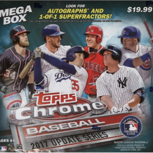 2017 Topps Chrome Update Baseball Mega Box